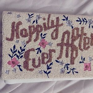HAPPILY EVER AFTER Clutch Purse for Wedding